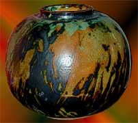Vase boule  - Jean franois Descombes