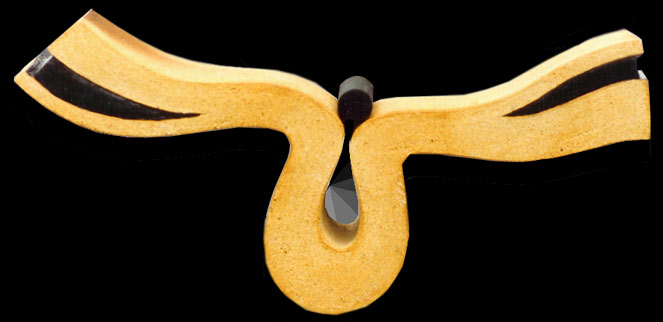 Bird sculpture stoneware - Ole Krongaard
